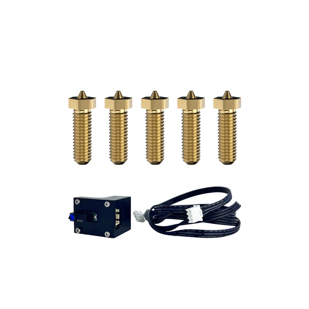 FLSUN V400 leveling switch/nozzle combination