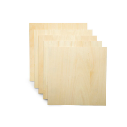 3mm Thick Basswood Sheet (5-Pack)