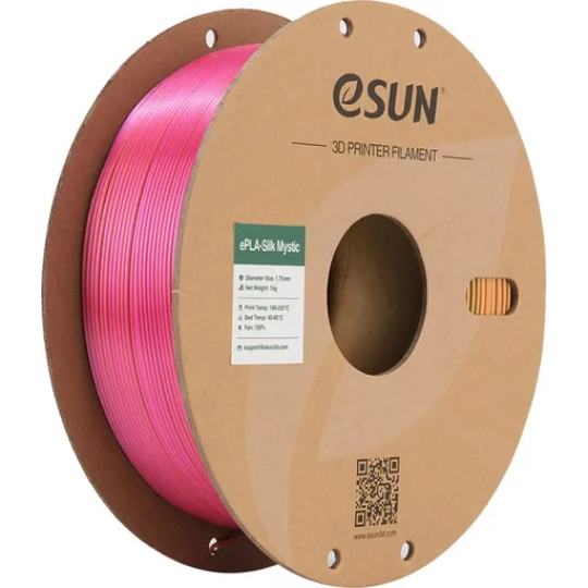 eSUN Silk-PLA Mystic 3D Printing Filament Gold+Red+Green,1.75mm, Net Weight-1kg