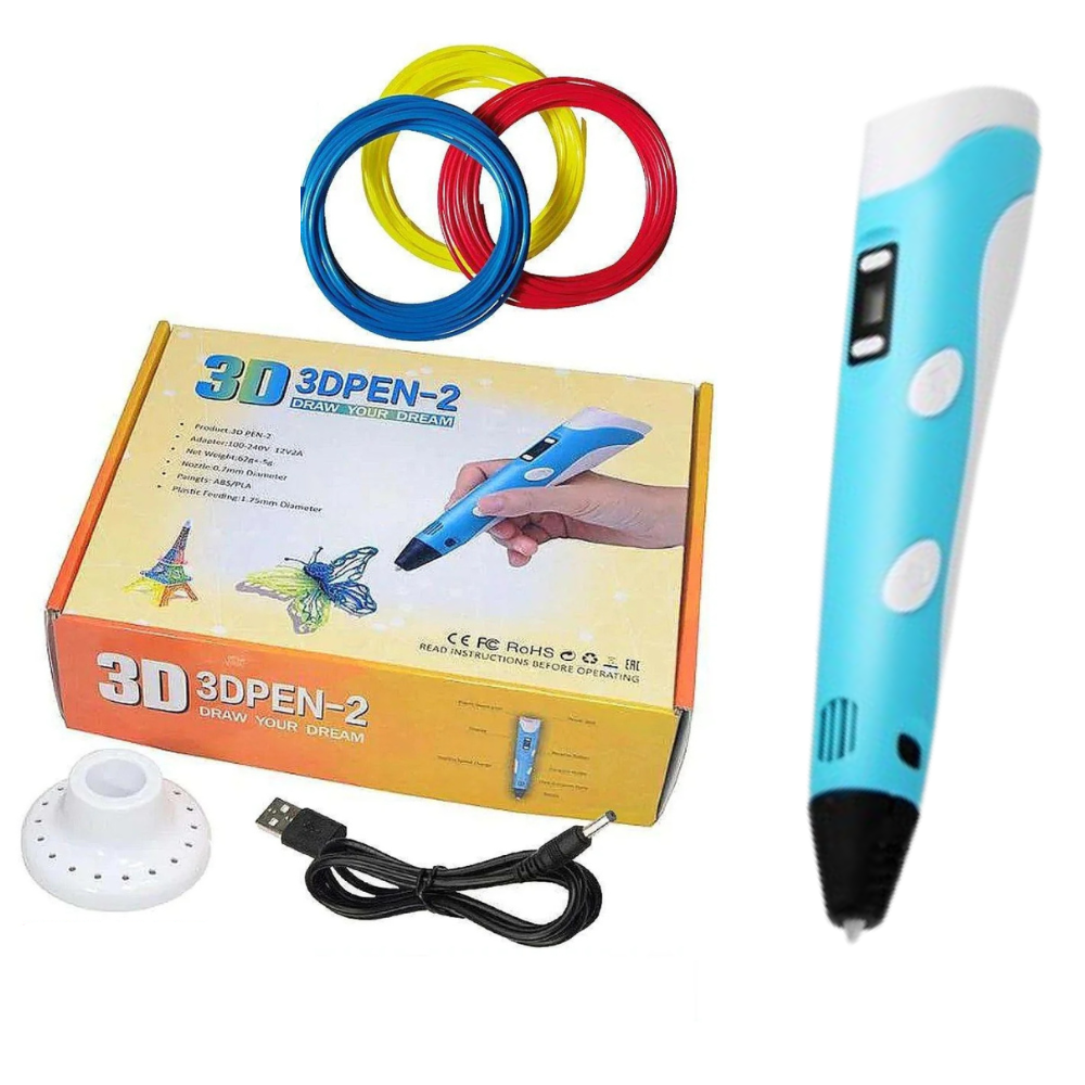 3IDEA 3D Pen Blue with screen
