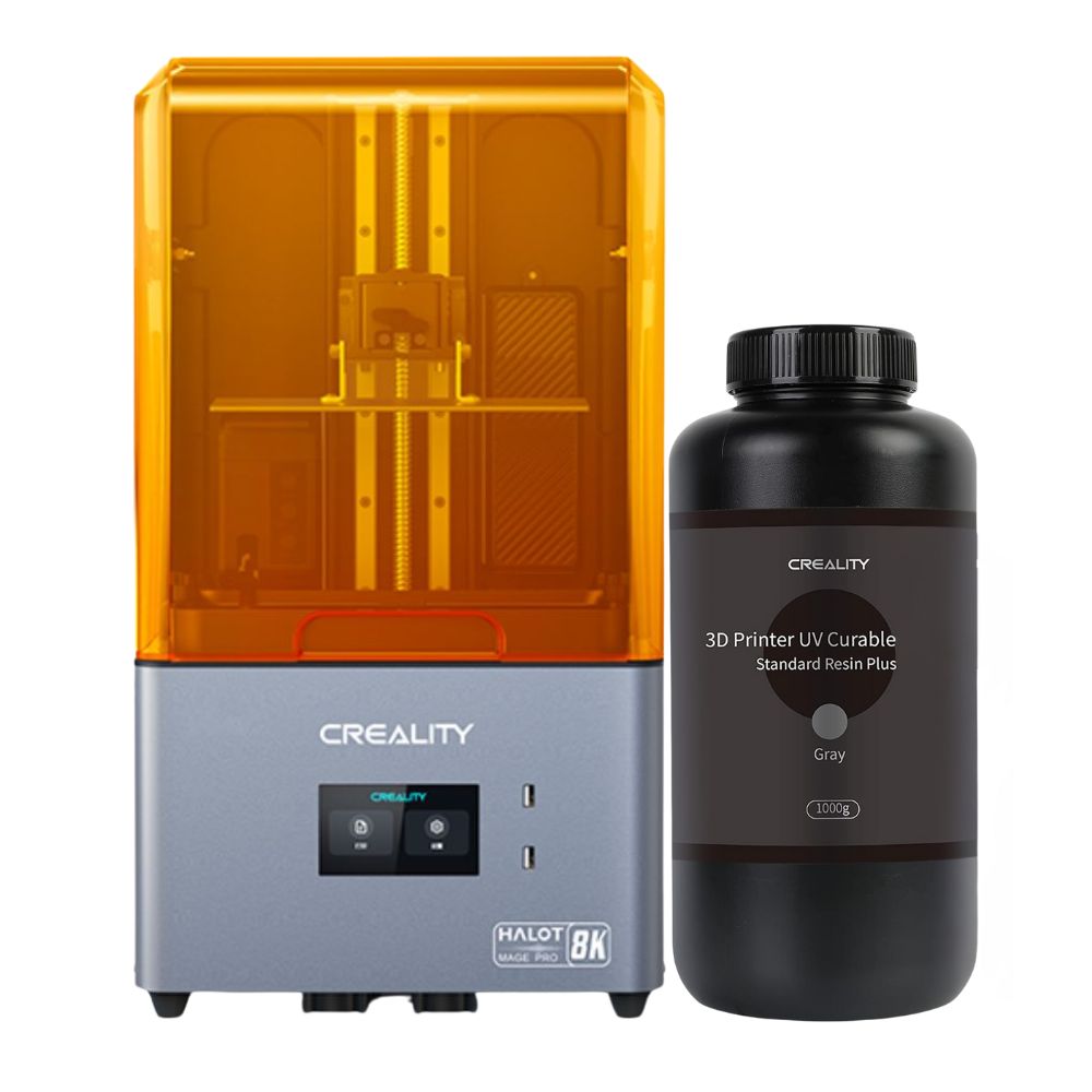 Creality HALOT-MAGE PRO 3D Printer + Creality Standard Resin(Grey) - Combo Offer