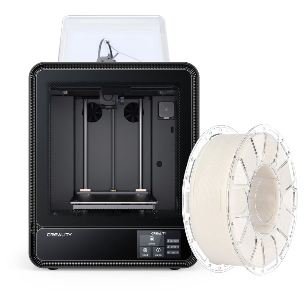 Creality CR-200B Pro 3D Printer + Creality PLA 3D Printing Filament White ,1.75mm,Net Weight-1kg