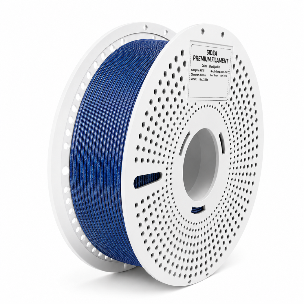 3Idea PETG Blue Sparkle