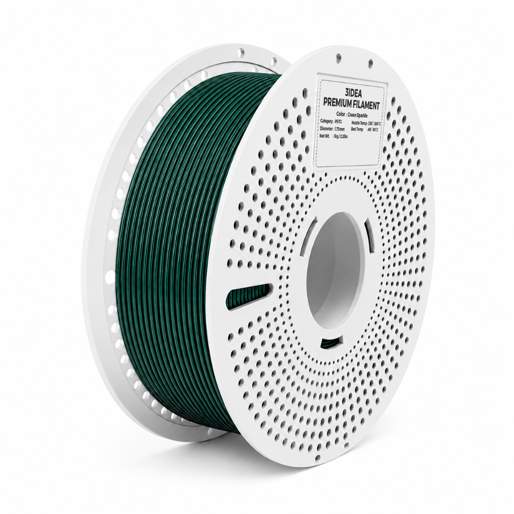 3Idea PETG Green Sparkle