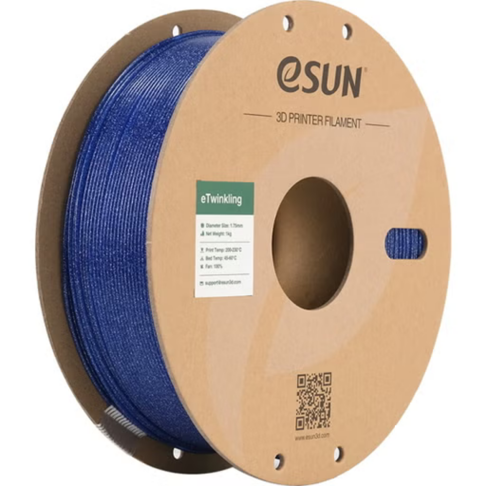 eSun Twinkling 3D Printing Filament Blue,1.75mm, Net Weight-1kg