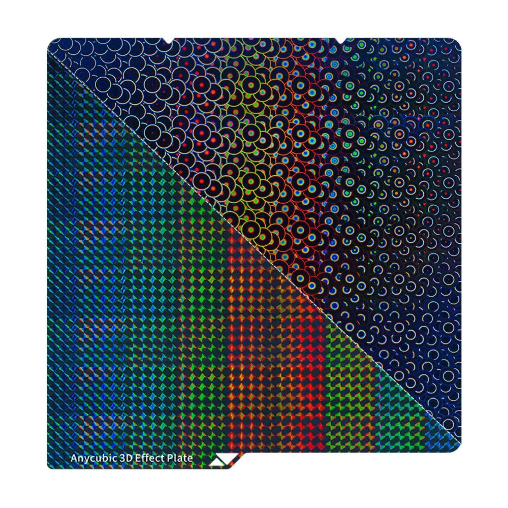 Anycubic Double-sided 3D Effect Plate for Kobra S1 (Phantom + Sphere Surface)